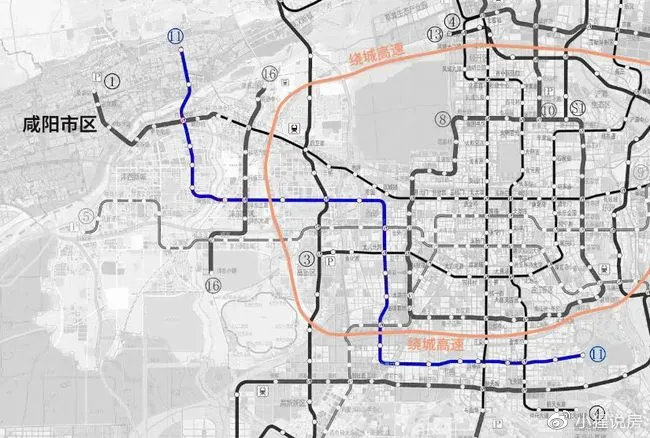 西安地铁12号线线路图最新版